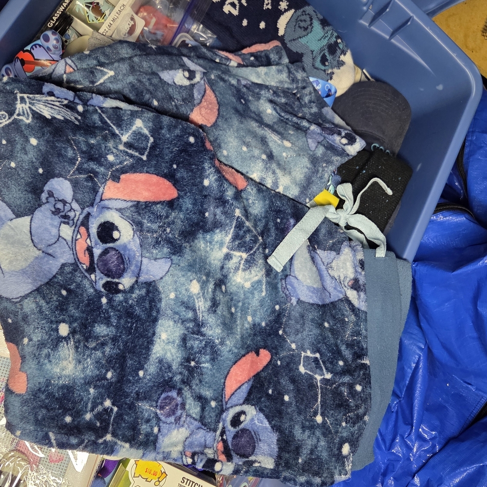 Disney Stitch Women's Pajama Set - Blue